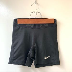 Black Nike Pro Spandex Shorts